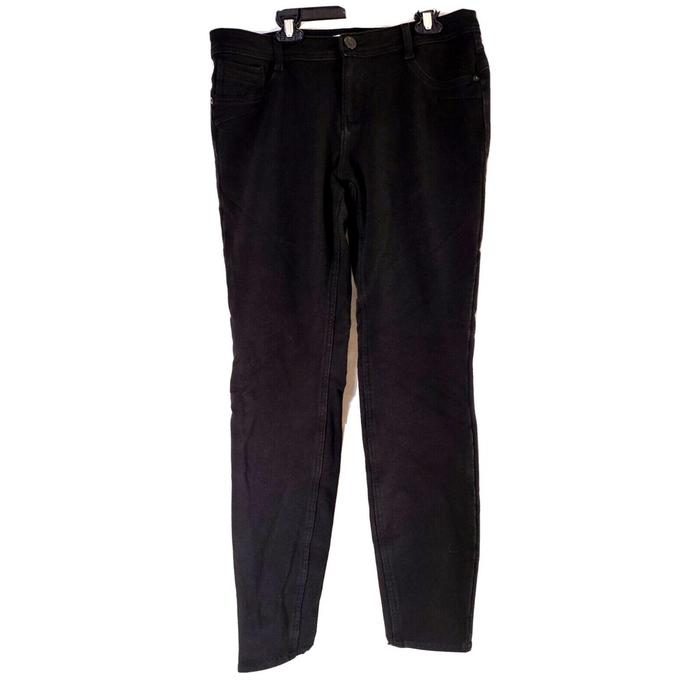 Wishful Park Skinny Jeans Stretch Denim XL Black Cotton Spandex Women WP216N-84Q